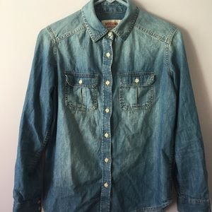Denim button down shirt